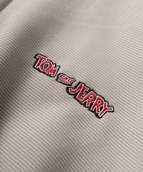 Tom&Jerry(トムアンドジェリー)の「【71】【TOM&JERRY/トムとジェリー】リップルダンボール アップリケ サガラ刺繍 ジップパーカー/メンズ/レディース/ユニセックス(パーカー・レディース・ブラック/チャコールグレー/アッシュグレー/ライトグレー・M/L/XL)」の15枚目の写真