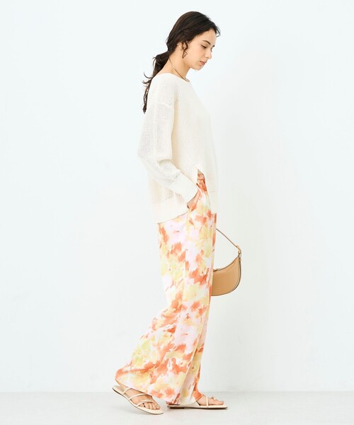 NOLLEY’S Sophi（ノーリーズソフィ）の「ウォッシャブルブラープリントイージーパンツ（その他パンツ・レディース・ピンク系その他/ホワイト系その他2・38）」の17枚目の写真