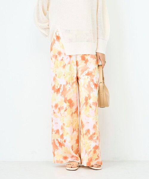 NOLLEY’S Sophi（ノーリーズソフィ）の「ウォッシャブルブラープリントイージーパンツ（その他パンツ・レディース・ピンク系その他/ホワイト系その他2・38）」の16枚目の写真