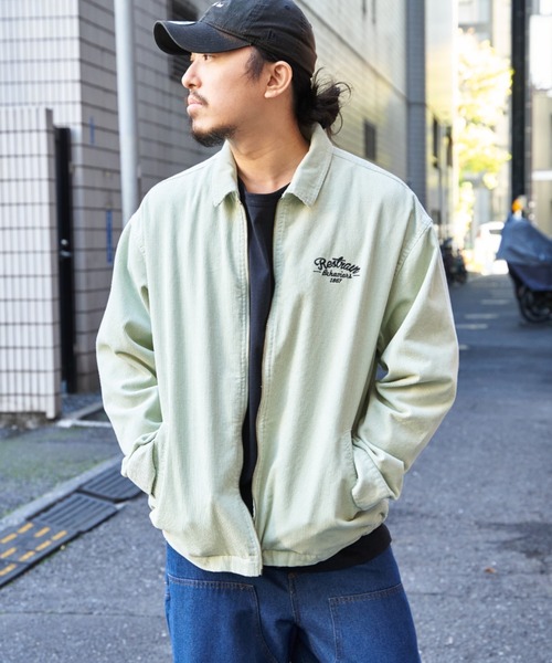 NO NEED（ノーニード）の「トラコーデュロイジャケット（ブルゾン・メンズ・アイボリー/ネイビー/ミント・M/L/LL）」の3枚目の写真