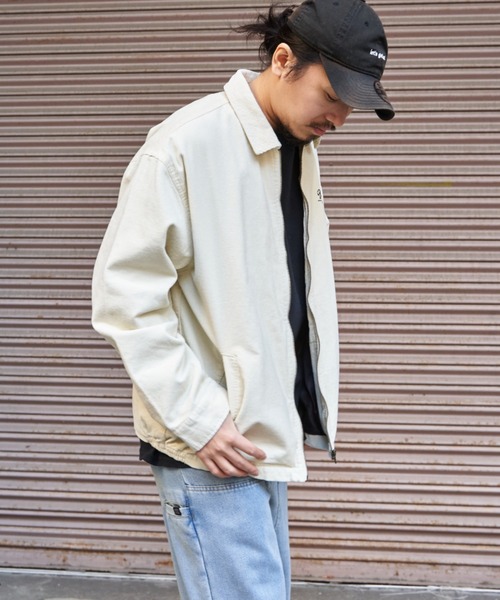 NO NEED(ノーニード)の「トラコーデュロイジャケット(ブルゾン・メンズ・アイボリー/ネイビー/ミント・M/L/LL)」の18枚目の写真