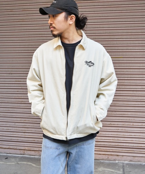 NO NEED(ノーニード)の「トラコーデュロイジャケット(ブルゾン・メンズ・アイボリー/ネイビー/ミント・M/L/LL)」の19枚目の写真