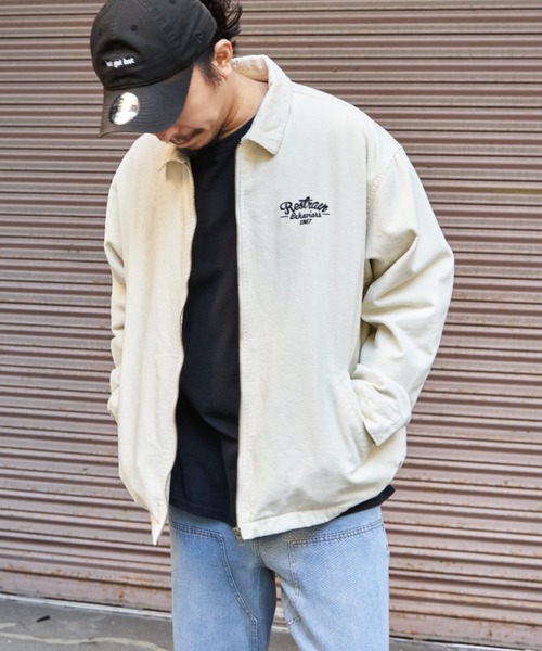 NO NEED(ノーニード)の「トラコーデュロイジャケット(ブルゾン・メンズ・アイボリー/ネイビー/ミント・M/L/LL)」の20枚目の写真