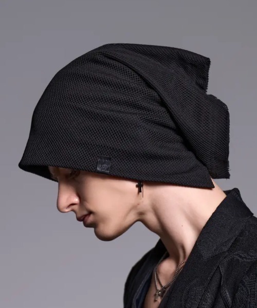 新品 kiryuyrik Python JQD Cap ニットキャップ キリュウキリュウ kiryuyrik Python JQD Cap （Black） - ファッション