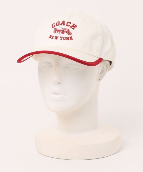 COACH(コーチ)の「ホース アンド キャリッジ ベースボール ハット(キャップ・レディース・ホワイト系その他・ONE)」の2枚目の写真