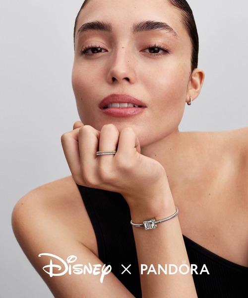 PANDORA（パンドラ）の「ディズニー プリンセス ストーリーブック スネークチェーン ブレスレット（ブレスレット・レディース・シルバー×ゴールド・18cm/17cm/16cm/20cm/19cm）」の4枚目の写真