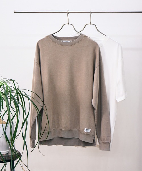 BAYFLOW（ベイフロー）の「SNOWスラブレイヤード（Tシャツ/カットソー・メンズ・ピンク/チャコール/ベージュ/ブルー・MEDIUM/LARGE）」の2枚目の写真