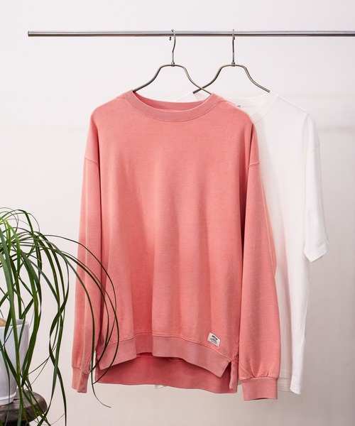 BAYFLOW（ベイフロー）の「SNOWスラブレイヤード（Tシャツ/カットソー・メンズ・ピンク/チャコール/ベージュ/ブルー・MEDIUM/LARGE）」の4枚目の写真