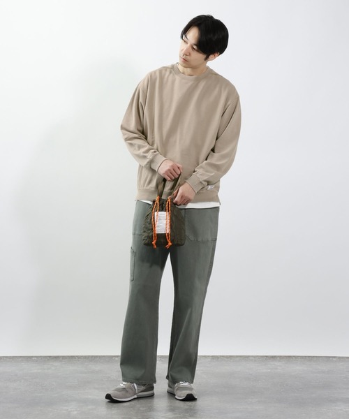 BAYFLOW（ベイフロー）の「SNOWスラブレイヤード（Tシャツ/カットソー・メンズ・ピンク/チャコール/ベージュ/ブルー・MEDIUM/LARGE）」の22枚目の写真