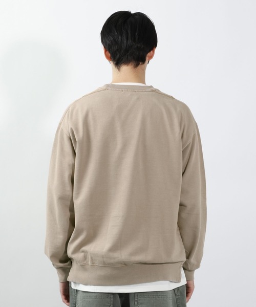 BAYFLOW（ベイフロー）の「SNOWスラブレイヤード（Tシャツ/カットソー・メンズ・ピンク/チャコール/ベージュ/ブルー・MEDIUM/LARGE）」の9枚目の写真