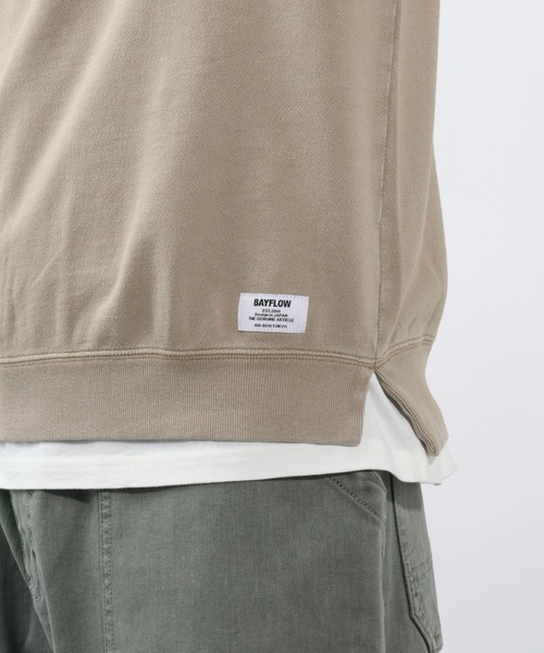 BAYFLOW（ベイフロー）の「SNOWスラブレイヤード（Tシャツ/カットソー・メンズ・ピンク/チャコール/ベージュ/ブルー・MEDIUM/LARGE）」の13枚目の写真