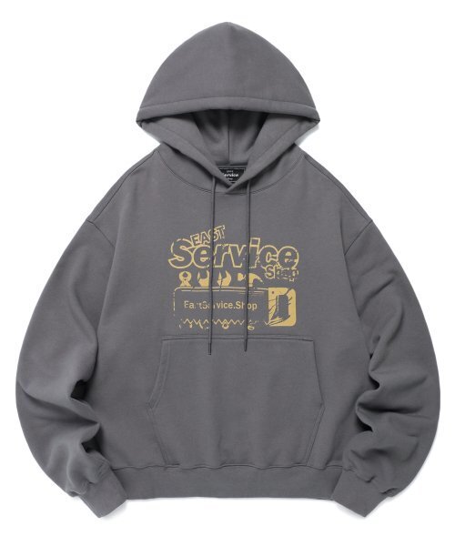 eastserviceshop(イーストサービスショップ)の「Tool Graphic Hoodie - Charcoal(パーカー・レディース・その他・SMALL)」の1枚目の写真