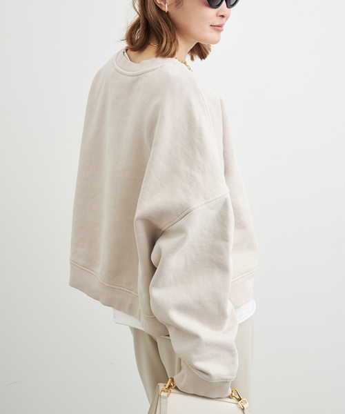 Deuxieme Classe（ドゥーズィエムクラス）の「【ENTIRE STUDIOS / エンタイアスタジオ】 BOX CREW SWEAT（スウェット・レディース・アイボリー・FREE）」の13枚目の写真