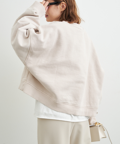 Deuxieme Classe（ドゥーズィエムクラス）の「【ENTIRE STUDIOS / エンタイアスタジオ】 BOX CREW SWEAT（スウェット・レディース・アイボリー・FREE）」の14枚目の写真