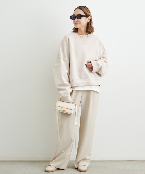 Deuxieme Classe（ドゥーズィエムクラス）の「【ENTIRE STUDIOS / エンタイアスタジオ】 BOX CREW SWEAT（スウェット・レディース・アイボリー・FREE）」の15枚目の写真