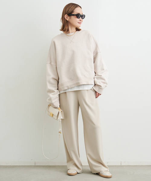 Deuxieme Classe（ドゥーズィエムクラス）の「【ENTIRE STUDIOS / エンタイアスタジオ】 BOX CREW SWEAT（スウェット・レディース・アイボリー・FREE）」の16枚目の写真