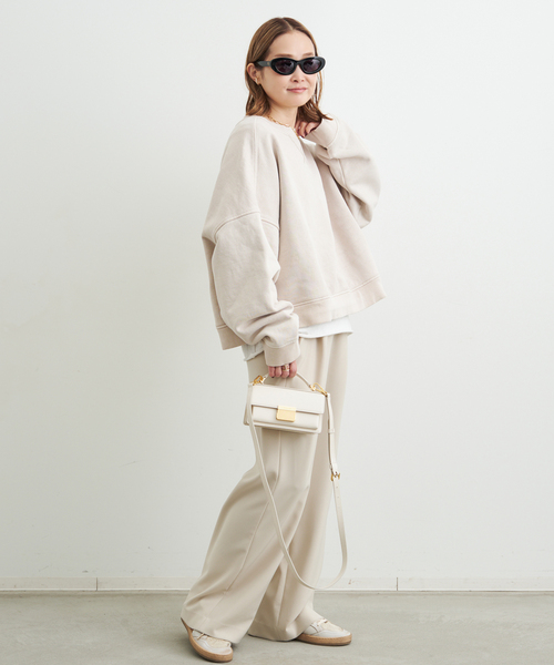 Deuxieme Classe（ドゥーズィエムクラス）の「【ENTIRE STUDIOS / エンタイアスタジオ】 BOX CREW SWEAT（スウェット・レディース・アイボリー・FREE）」の17枚目の写真