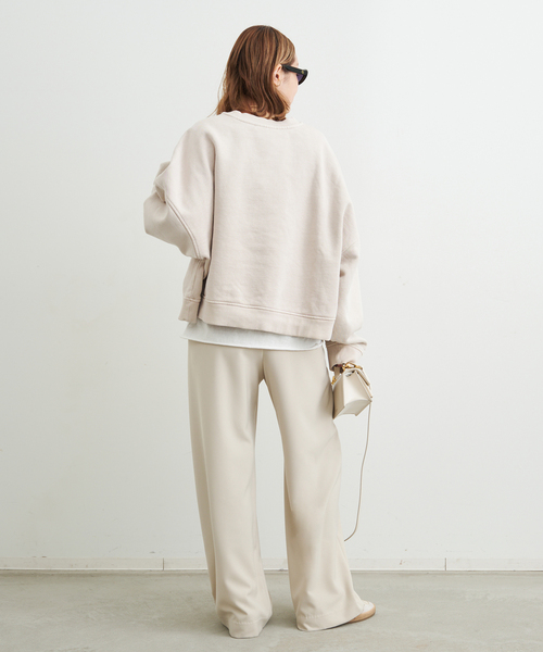 Deuxieme Classe（ドゥーズィエムクラス）の「【ENTIRE STUDIOS / エンタイアスタジオ】 BOX CREW SWEAT（スウェット・レディース・アイボリー・FREE）」の18枚目の写真