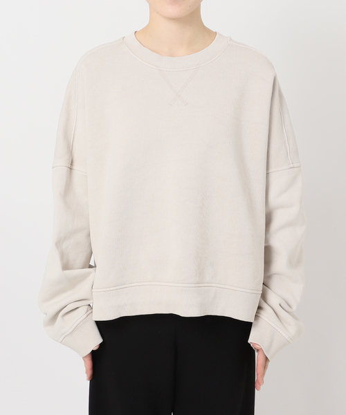 Deuxieme Classe（ドゥーズィエムクラス）の「【ENTIRE STUDIOS / エンタイアスタジオ】 BOX CREW SWEAT（スウェット・レディース・アイボリー・FREE）」の2枚目の写真
