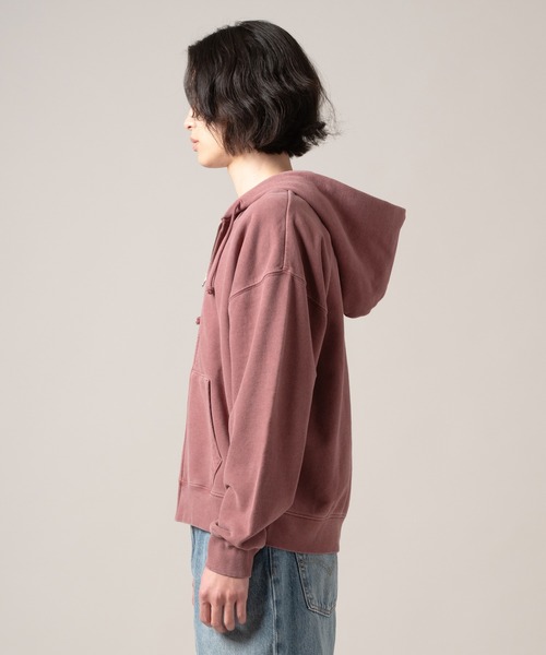 Levi's（リーバイス）の「Levi's/リーバイス HAYES BOXY フルジップ スウェットシャツ（パーカー・メンズ・ピンク・XL/L/M/S）」の2枚目の写真