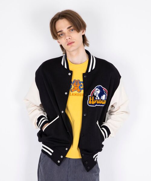 SMOKING GIRLワッペン スタジャン（スタジャン）｜HYSTERIC GLAMOUR