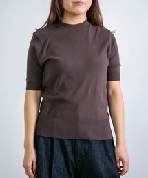 DOMINGO SELECT（ドミンゴセレクト）の「[gicipi] ARGENTO /クルーネック5分袖 ニットソー（Tシャツ/カットソー）」