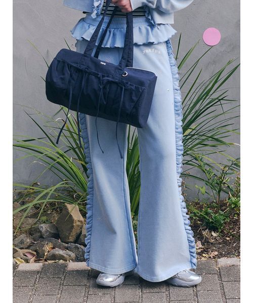 FURFUR（ファーファー）の「フリルスウェットパンツ（その他パンツ・レディース・グレー/チャコールグレー/ブルー・F）」の21枚目の写真