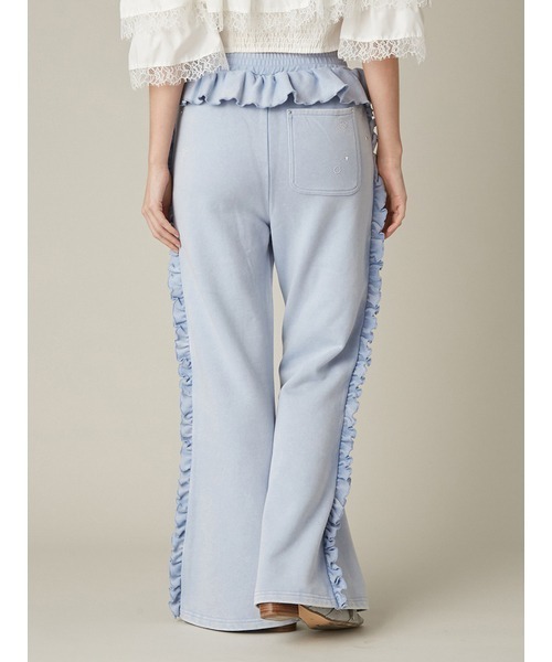 FURFUR(ファーファー)の「フリルスウェットパンツ(その他パンツ・レディース・グレー/チャコールグレー/ブルー・F)」の8枚目の写真