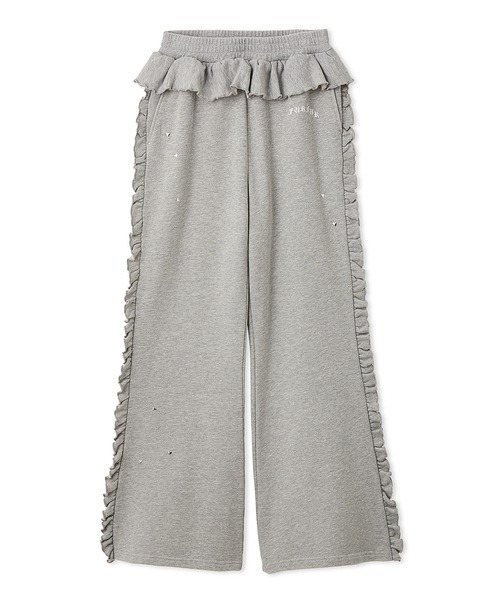 FURFUR(ファーファー)の「フリルスウェットパンツ(その他パンツ・レディース・グレー/チャコールグレー/ブルー・F)」の20枚目の写真