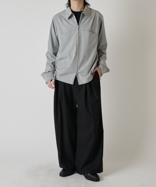 Lui's(ルイス)の「ダブルZIPシャツ(シャツ/ブラウス・メンズ・グレー/ブラック・M/S)」の18枚目の写真