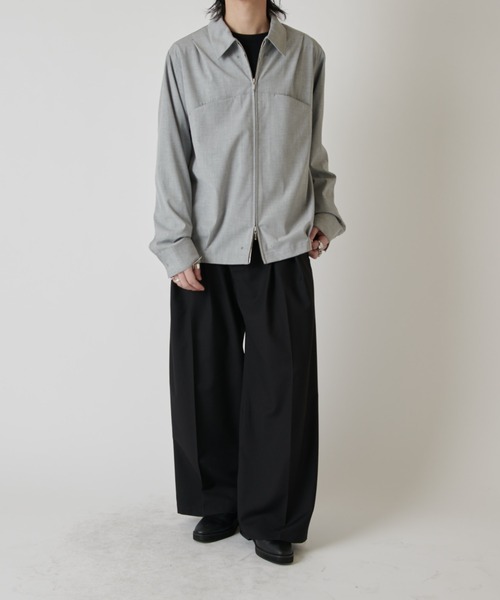 Lui's(ルイス)の「ダブルZIPシャツ(シャツ/ブラウス・メンズ・グレー/ブラック・M/S)」の19枚目の写真