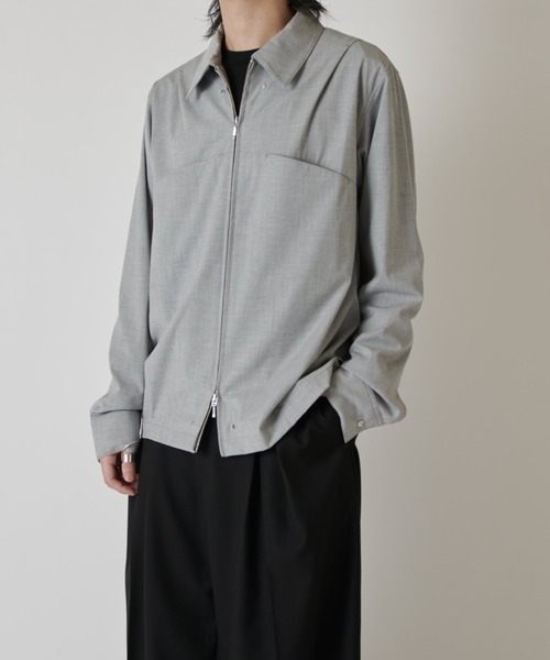 Lui's(ルイス)の「ダブルZIPシャツ(シャツ/ブラウス・メンズ・グレー/ブラック・M/S)」の13枚目の写真