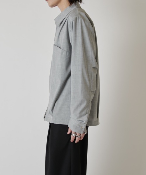 Lui's(ルイス)の「ダブルZIPシャツ(シャツ/ブラウス・メンズ・グレー/ブラック・M/S)」の14枚目の写真