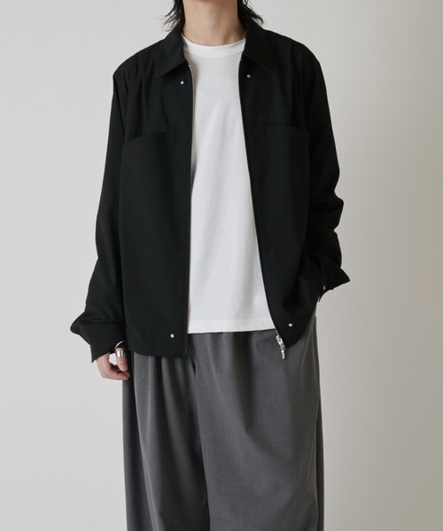 Lui's(ルイス)の「ダブルZIPシャツ(シャツ/ブラウス・メンズ・グレー/ブラック・M/S)」の3枚目の写真