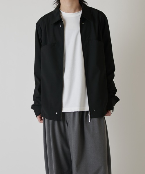 Lui's(ルイス)の「ダブルZIPシャツ(シャツ/ブラウス・メンズ・グレー/ブラック・M/S)」の4枚目の写真