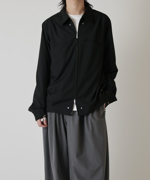 Lui's(ルイス)の「ダブルZIPシャツ(シャツ/ブラウス・メンズ・グレー/ブラック・M/S)」の5枚目の写真