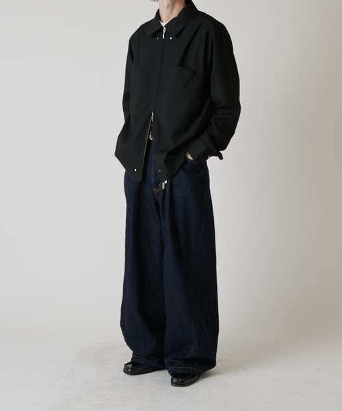 Lui's(ルイス)の「ダブルZIPシャツ(シャツ/ブラウス・メンズ・グレー/ブラック・M/S)」の20枚目の写真