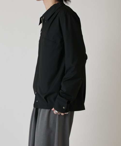 Lui's（ルイス）の「ダブルZIPシャツ（シャツ/ブラウス・メンズ・グレー/ブラック・M/S）」の14枚目の写真