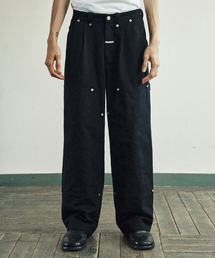 THEVINYLHOUSE（ザバイニルハウス）の「STITCH DOUBLE KNEE PANTS BLACK（その他パンツ）」