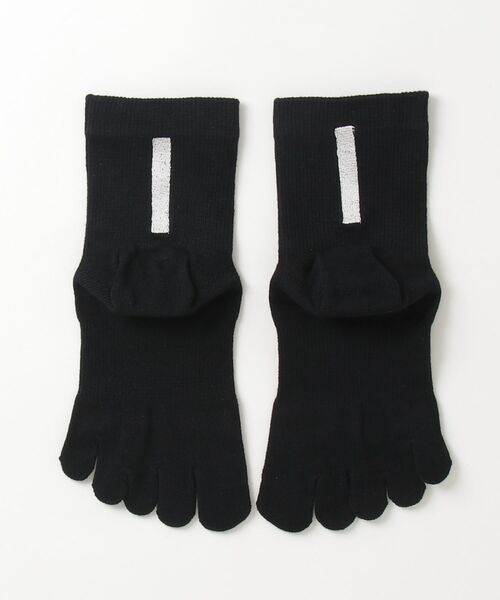 HARUSAKU（ハルサク）の「HARUSAKU:5本指 バックラインソックス（ソックス/靴下・メンズ・ブラック×ホワイト・L/M/S）」の6枚目の写真