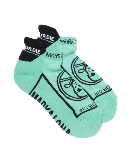 MARK & LONA（マークアンドロナ）の「Round Skull Athletic Low Socks | WOMEN（ソックス/靴下・レディース・ホワイト/ピンク/ミント/ブラック・23cm～25cm）」の3枚目の写真