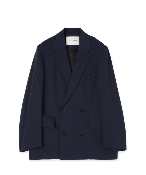 CULLNI(クルニ)の「Double Cloth Button-Tab Pocket Tailored Jacket(テーラードジャケット・メンズ・ネイビー/ブラック/グレー・0/1/2)」の3枚目の写真