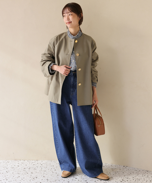 SLOBE IENA（スローブイエナ）の「Petit Flower フリルブラウス（シャツ/ブラウス・レディース・ピンク系その他/サックスブルー・FREE）」の11枚目の写真