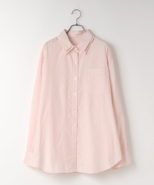 LOWRYS FARM（ローリーズファーム）の「アソートガラＢＩＧシャツ　638697（シャツ/ブラウス・レディース・ブルー系その他/ピンク/ブラウン/ブルー・FREE）」の6枚目の写真