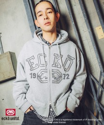 ecko unltd.（エコーアンリミテッド）の「ECKO UNLTD./別注ダブルジップラインストーンZIPパーカー（パーカー）」