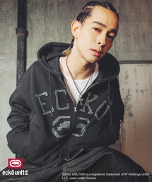 ecko unltd.（エコーアンリミテッド）の「ECKO UNLTD./別注ダブルジップラインストーンZIPパーカー（パーカー）」