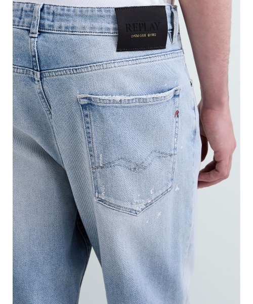 REPLAY（リプレイ）の「ブーツカットCLEY コンフォートデニム（デニムパンツ・メンズ・ライトブルー・W36xL32/W34xL32/W33xL32/W29xL32/W30xL32/W31xL32/W32xL32/W28xL32）」の7枚目の写真