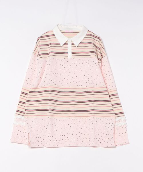 WC（ダブル シー）の「パッチワークラガーシャツ（シャツ/ブラウス・レディース・ブラウン/ピンク・FREE）」の2枚目の写真