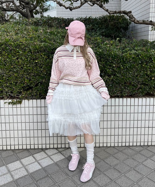 WC(ダブル シー)の「パッチワークラガーシャツ(シャツ/ブラウス・レディース・ブラウン/ピンク・FREE)」の18枚目の写真