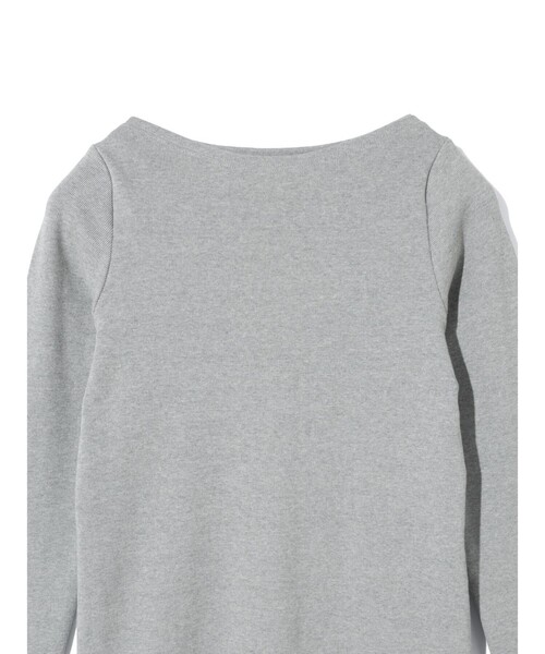 MIDIUMISOLID(ミディウミソリッド)の「MIDIUMISOLID for Ladies リブプルオーバー(Tシャツ/カットソー・レディース・キナリ/ブラック/ライトグレー・FREE)」の11枚目の写真